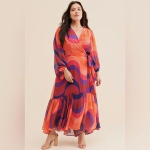 HUTCH Multicolor Maxi Dress